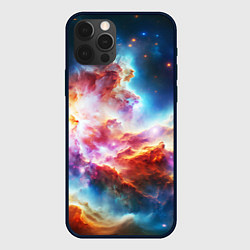 Чехол для iPhone 12 Pro Max The cosmic nebula, цвет: 3D-черный