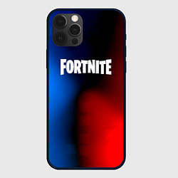 Чехол для iPhone 12 Pro Max Fortnite game gradient, цвет: 3D-черный