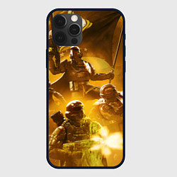 Чехол для iPhone 12 Pro Max Helldivers 2: Hell Troopers, цвет: 3D-черный