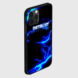 Чехол для iPhone 12 Pro Max Detroit become human storm, цвет: 3D-черный — фото 2
