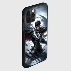 Чехол для iPhone 12 Pro Max Берсерк - нейросеть, цвет: 3D-черный — фото 2