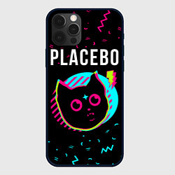 Чехол для iPhone 12 Pro Max Placebo - rock star cat, цвет: 3D-черный