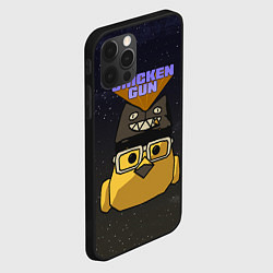 Чехол для iPhone 12 Pro Max Chicken gun space, цвет: 3D-черный — фото 2