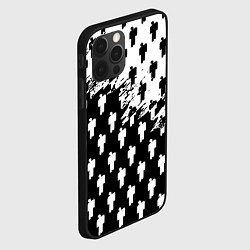 Чехол для iPhone 12 Pro Max Billie Eilish pattern black, цвет: 3D-черный — фото 2