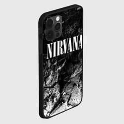 Чехол для iPhone 12 Pro Max Nirvana black graphite, цвет: 3D-черный — фото 2