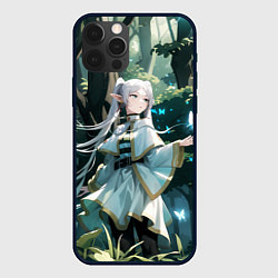 Чехол для iPhone 12 Pro Max Sousou no Frieren Фрирен butterfly, цвет: 3D-черный
