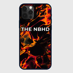 Чехол для iPhone 12 Pro Max The Neighbourhood red lava, цвет: 3D-черный