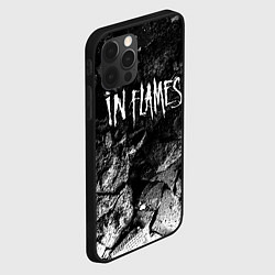 Чехол для iPhone 12 Pro Max In Flames black graphite, цвет: 3D-черный — фото 2