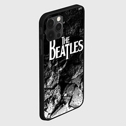 Чехол для iPhone 12 Pro Max The Beatles black graphite, цвет: 3D-черный — фото 2