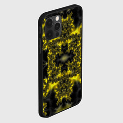Чехол для iPhone 12 Pro Max Геометрические фракталы, цвет: 3D-черный — фото 2