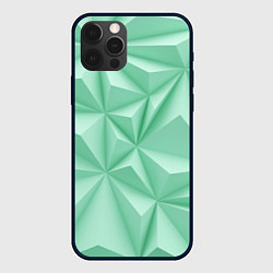 Чехол для iPhone 12 Pro Max Объемные пирамидки, цвет: 3D-черный
