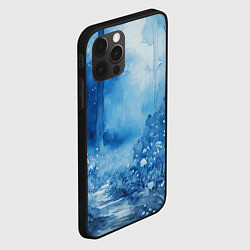 Чехол для iPhone 12 Pro Max Грибной лесок, цвет: 3D-черный — фото 2