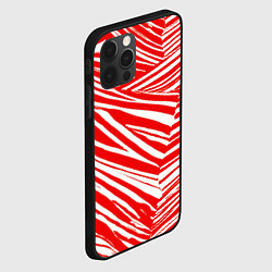 Чехол для iPhone 12 Pro Max Упавшая полоска, цвет: 3D-черный — фото 2