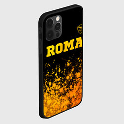 Чехол для iPhone 12 Pro Max Roma - gold gradient посередине, цвет: 3D-черный — фото 2