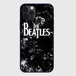 Чехол для iPhone 12 Pro Max The Beatles black ice, цвет: 3D-черный