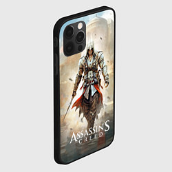 Чехол для iPhone 12 Pro Max Assassins creed poster game, цвет: 3D-черный — фото 2