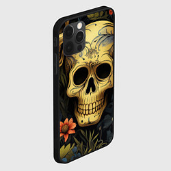 Чехол для iPhone 12 Pro Max Осенние черепа, цвет: 3D-черный — фото 2