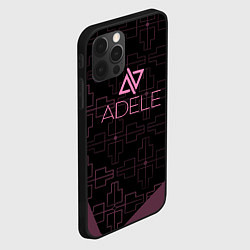 Чехол для iPhone 12 Pro Max Adele hello, цвет: 3D-черный — фото 2