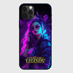 Чехол для iPhone 12 Pro Max League of Legends Kaisa Kda style, цвет: 3D-черный