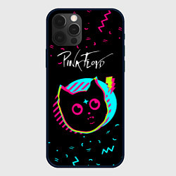 Чехол для iPhone 12 Pro Max Pink Floyd - rock star cat, цвет: 3D-черный