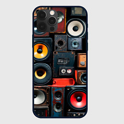 Чехол для iPhone 12 Pro Max Audio speaker, цвет: 3D-черный