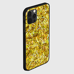 Чехол для iPhone 12 Pro Max Золотые ленточки, цвет: 3D-черный — фото 2