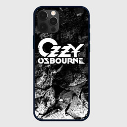 Чехол для iPhone 12 Pro Max Ozzy Osbourne black graphite, цвет: 3D-черный
