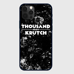 Чехол для iPhone 12 Pro Max Thousand Foot Krutch black ice, цвет: 3D-черный