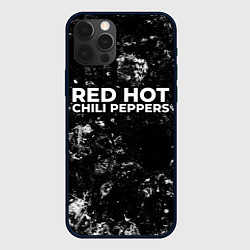 Чехол для iPhone 12 Pro Max Red Hot Chili Peppers black ice, цвет: 3D-черный
