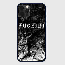 Чехол для iPhone 12 Pro Max Burzum black graphite, цвет: 3D-черный