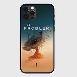 Чехол для iPhone 12 Pro Max 3 Body Problem - satellite, цвет: 3D-черный