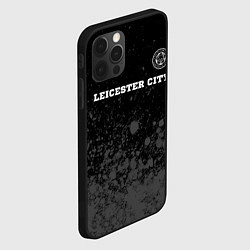 Чехол для iPhone 12 Pro Max Leicester City sport на темном фоне посередине, цвет: 3D-черный — фото 2