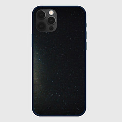 Чехол для iPhone 12 Pro Max Звездный космос темно-синий, цвет: 3D-черный