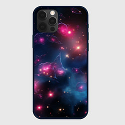 Чехол для iPhone 12 Pro Max Абстрактный космос фантастика, цвет: 3D-черный