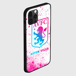 Чехол для iPhone 12 Pro Max Aston Villa neon gradient style, цвет: 3D-черный — фото 2