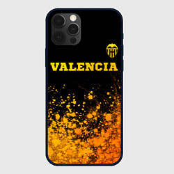 Чехол для iPhone 12 Pro Max Valencia - gold gradient посередине, цвет: 3D-черный