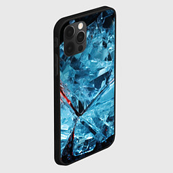 Чехол для iPhone 12 Pro Max Ледяной абстрактный куб, цвет: 3D-черный — фото 2