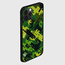 Чехол для iPhone 12 Pro Max Camouflage - pattern ai art, цвет: 3D-черный — фото 2