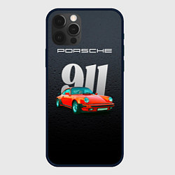 Чехол для iPhone 12 Pro Max Porsche 911 немецкий спортивный автомобиль, цвет: 3D-черный