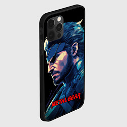 Чехол для iPhone 12 Pro Max Веном Снейк Metal gear game, цвет: 3D-черный — фото 2