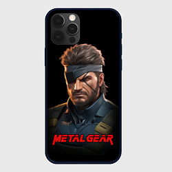 Чехол для iPhone 12 Pro Max Веном Снейк из игры Metal gear, цвет: 3D-черный