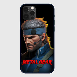 Чехол для iPhone 12 Pro Max Веном Снейк из игры Metal gear, цвет: 3D-черный