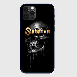 Чехол для iPhone 12 Pro Max Sabaton - rock group, цвет: 3D-черный