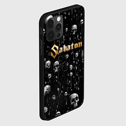 Чехол для iPhone 12 Pro Max Sabaton - rock, цвет: 3D-черный — фото 2