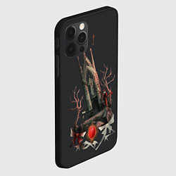 Чехол для iPhone 12 Pro Max Bloodborne Bosses - Отец Гаскойн, цвет: 3D-черный — фото 2