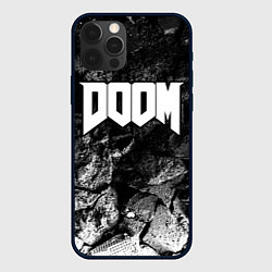 Чехол для iPhone 12 Pro Max Doom black graphite, цвет: 3D-черный