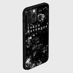 Чехол для iPhone 12 Pro Max Tokyo Revengers black ice, цвет: 3D-черный — фото 2