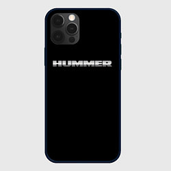 Чехол для iPhone 12 Pro Max Hummer logo, цвет: 3D-черный