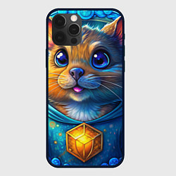 Чехол для iPhone 12 Pro Max Криптовалютный хомяк, цвет: 3D-черный