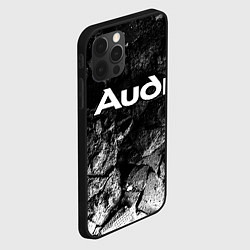 Чехол для iPhone 12 Pro Max Audi black graphite, цвет: 3D-черный — фото 2